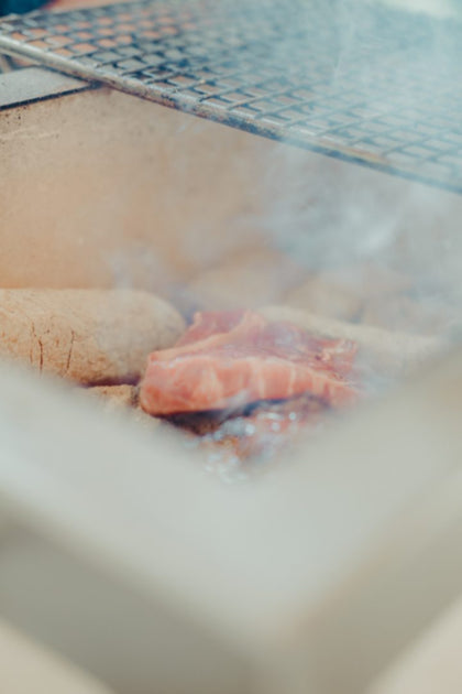 Long Kasai Konro Grill with Stainless Steel Frame