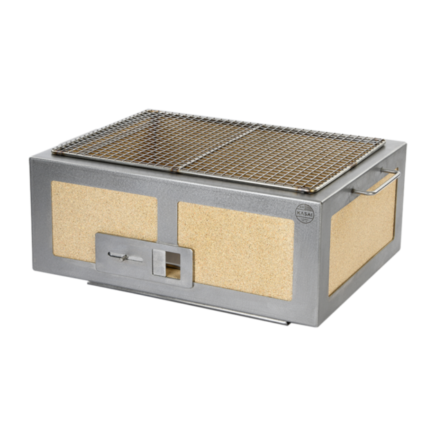 Medium Wide Kasai Konro Grill with Stainless Steel Frame V2