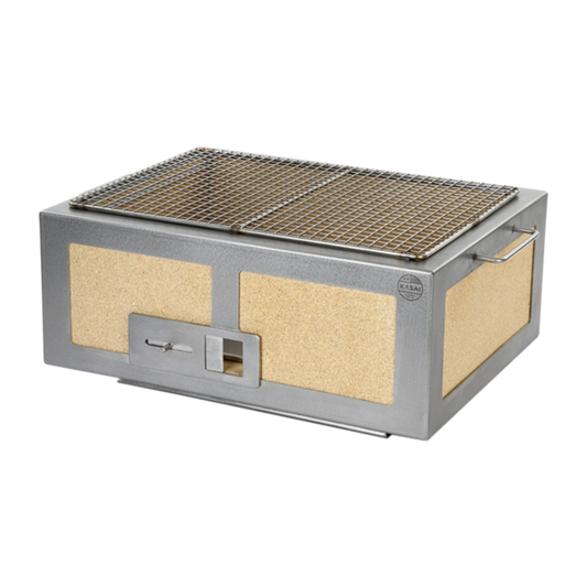 Medium Wide Kasai Konro Grill with Stainless Steel Frame V2