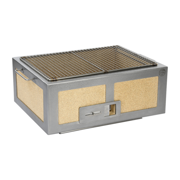 Medium Wide Kasai Konro Grill with Stainless Steel Frame V2