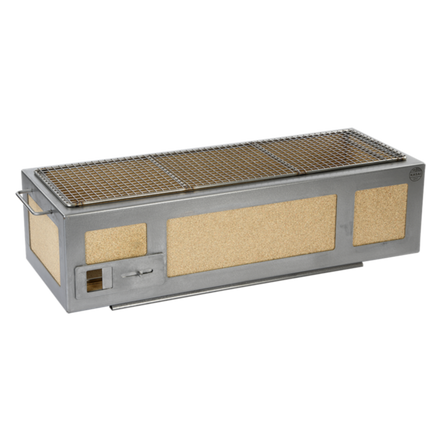 Long Kasai Konro Grill with Stainless Steel Frame