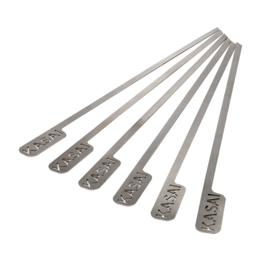 Kasai Konro Stainless Steel Skewers - Pack of 6