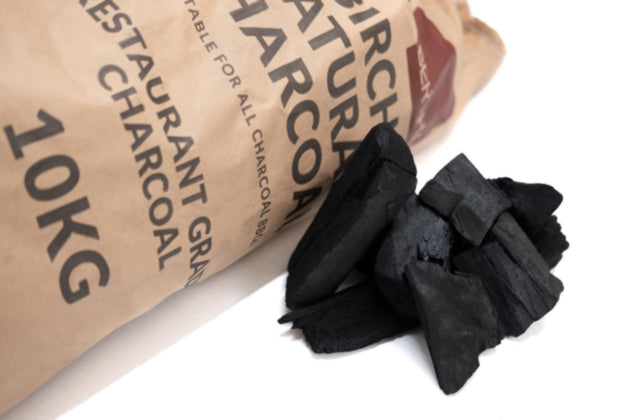 Kasai Restaurant Quality Birch Lumpwood Barbecue Charcoal - 10kg