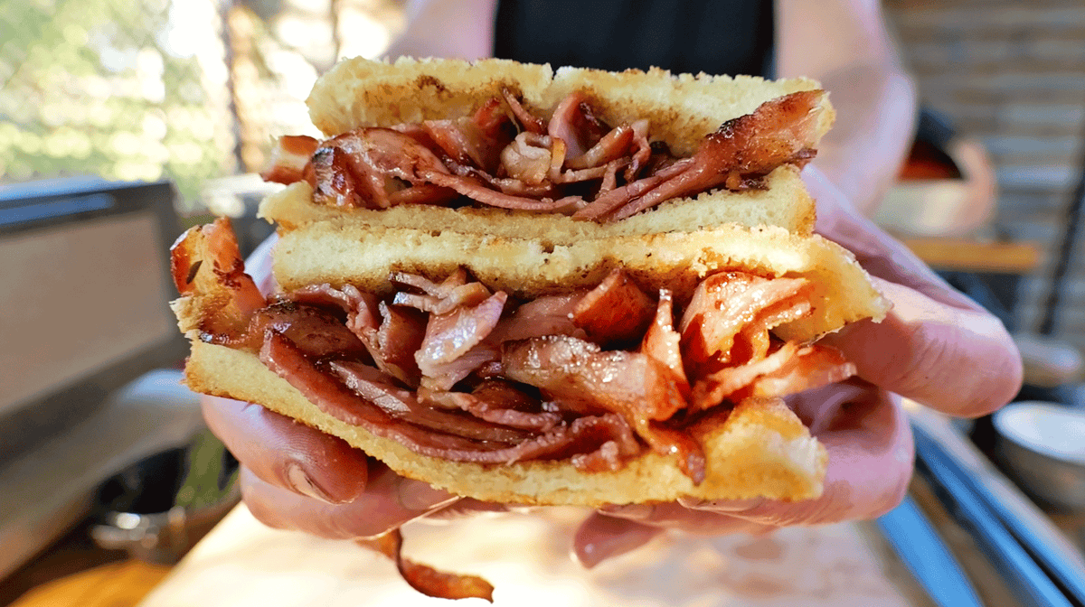 Kasai Grill Plancha Best Ever Bacon Butty