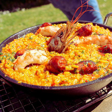 On the Coals Paella I Kasai Grills