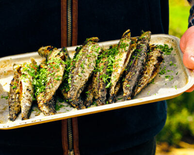On the Coals Chargrilled Sardines I Kasai Grills