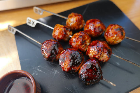Soy Glazed Chicken Meatballs