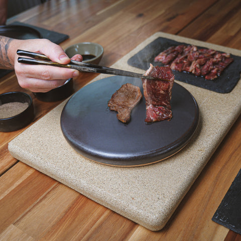 Ceramic ISHIYAKI Japanese Grill Stone