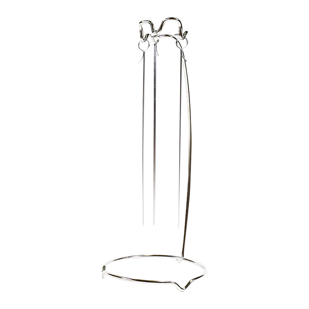 Kasai Stainless Steel 3-Skewer Grilling Rack