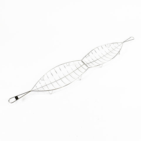 Kasai Stainless Steel Fish Grilling Basket  42 x 16cm