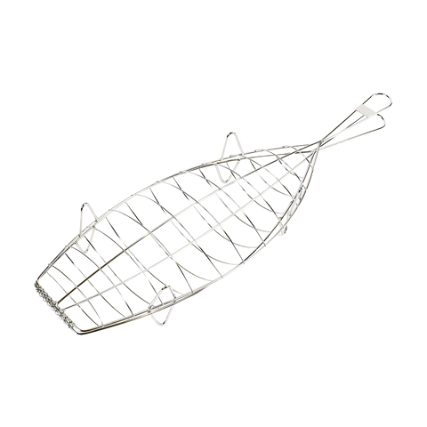 Kasai Stainless Steel Fish Grilling Basket  42 x 16cm