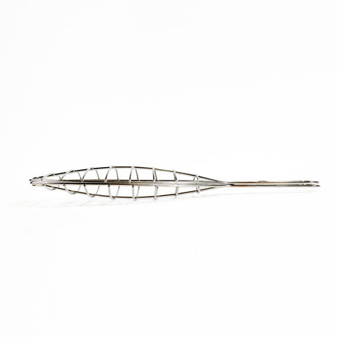Kasai Stainless Steel Fish Grilling Basket - Medium 31 x 13cm