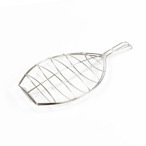 Kasai Stainless Steel Turbot Grilling Basket - Large 31 x 21cm