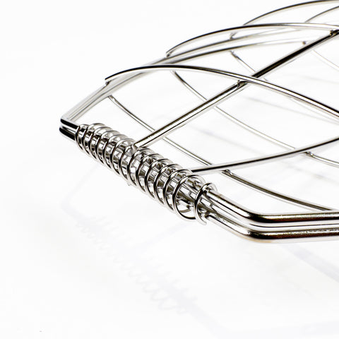 Kasai Stainless Steel Turbot Grilling Basket - Large 31 x 21cm