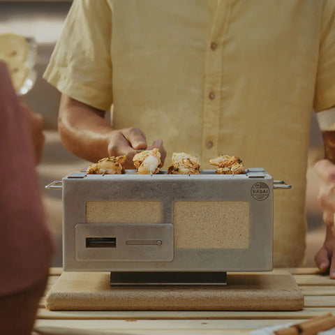 Nano Kasai Konro Grill with Stainless Steel Frame