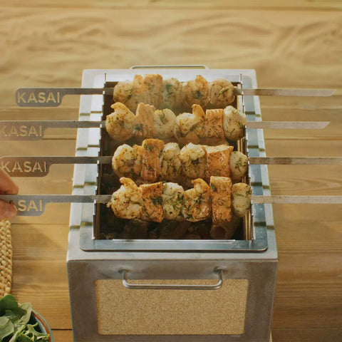 Nano Kasai Konro Grill with Stainless Steel Frame